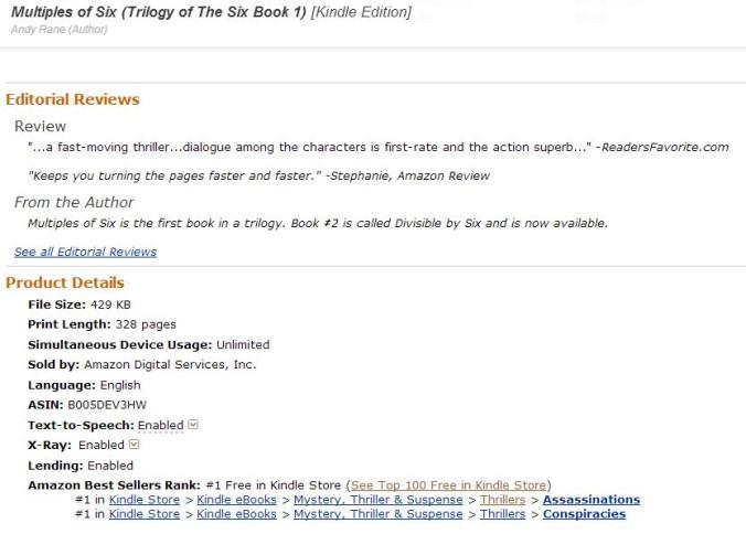 Number 1 in Kindle Store-2